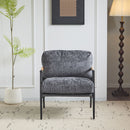 Modern Accent Chair With Plush Cushions, Cozy Seating