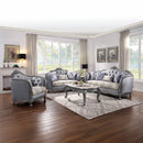 Ariadne - End Table - Marble & Platinum - Atlantic Fine Furniture Inc