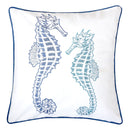 Seahorses Pillow Cover With Matching Back