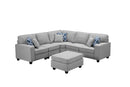 Sonoma - 6 Piece Modular L-Shape Sectional Sofa With Ottoman