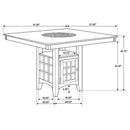 Gabriel - Square Counter Height Dining Set