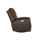 Henry - Power Swivel Gliding Recliner With Power Headrest, Lumbar, Heat & Massage