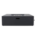 Modern 50,000 Btu Square Fire Table With Propane Tank