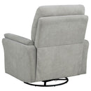 Adler - Upholstered Power Swivel Glider Recliner