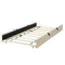 Upholstered Design Platform Bed With Trundle