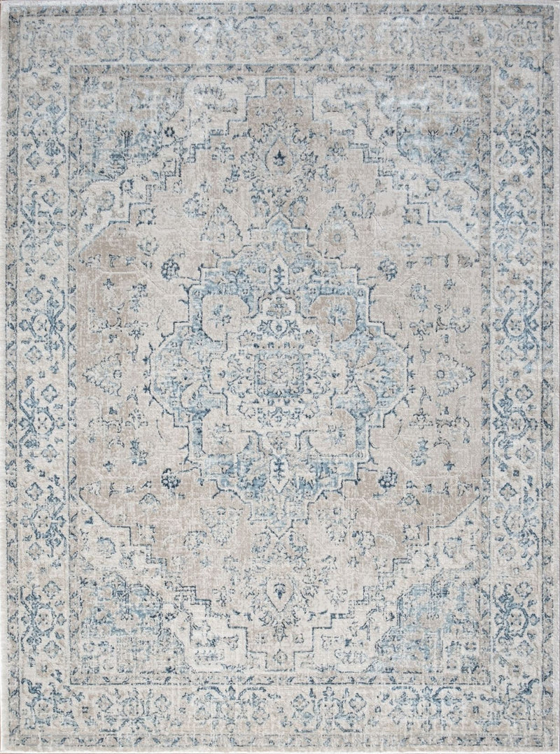 Noble - 5'3" X 7'3" Area Rug - Ivory / Polyester