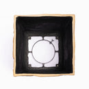 Outdoor Propane Tank Holder Fire Pit Cover Side Table Lightweight Concrete - Sandstone