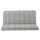 Contemporary Loveseat With Upholstered Fabric And Birch Wood Legs - Gray