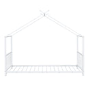 Metal House Platform Bed With Modern Design And Durable Frame