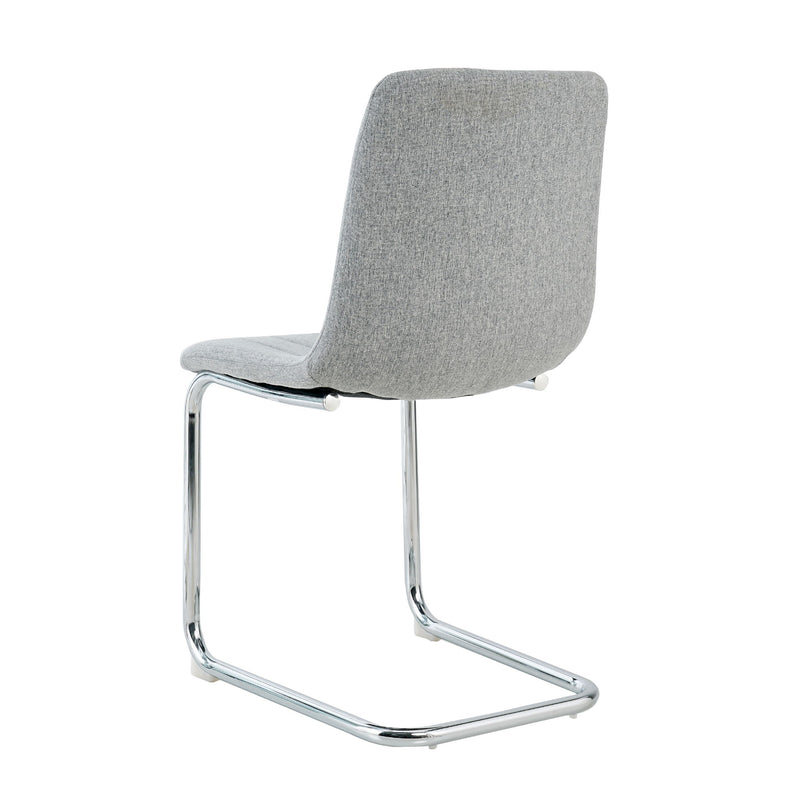 Modern Dining Chair With Metal Legs