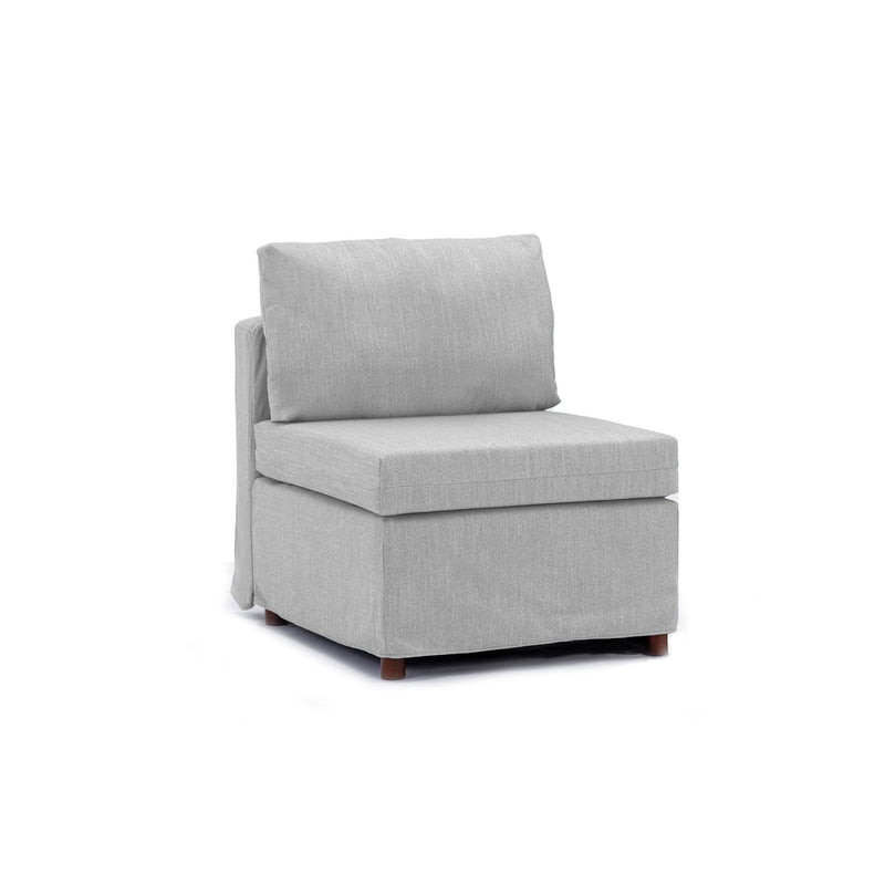 4 Seat Module Sectional Sofa Couch With 1 Ottoman For Living Room, Seat Cushion And Back Cushion Non-Removable And Non-Washable