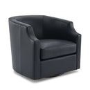 Emmett - Swivel Glider Barrel Chair With Clip Arm Design