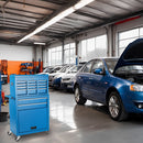 8 Drawer Rolling Tool Chest With 2 In 1 Detachable Top Box, Lockable Wheels