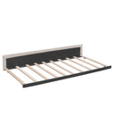 Upholstered Platform Bed With Classic Headboard And Drawers, No Box Spring Needed