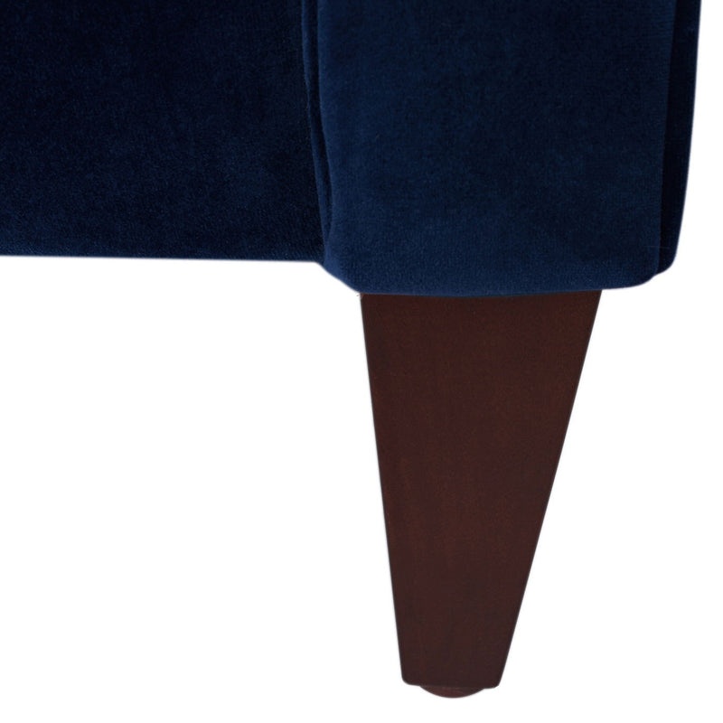 Jack - Modern Tuxedo Tufted Sofa - Navy Blue