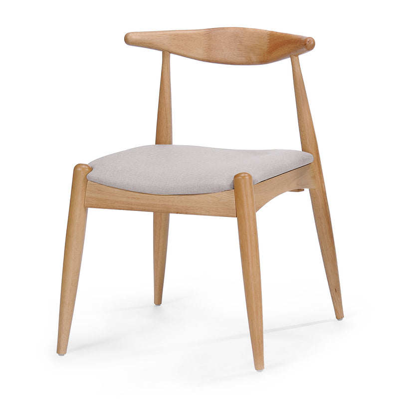 Candescent - Dining Chair With Curved Back And Wood Frame (Set of 2)