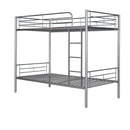 Twin Over Twin Metal Bunk Bed (Silver) ( old sku: MF189201NAA )