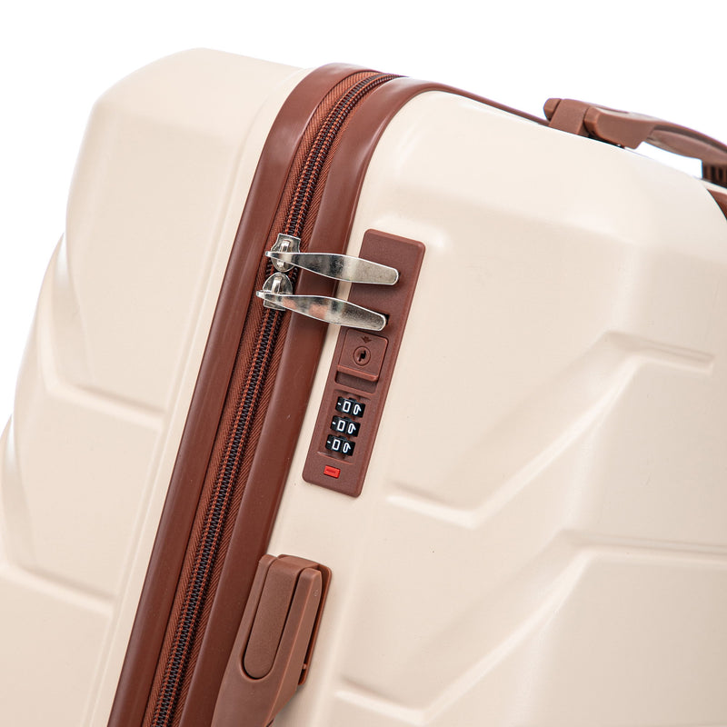 3 Pieces Set 20" / 24" / 28" Spinner Wheel Luggage With Combination Lock