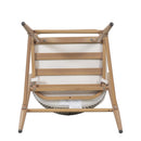 Outdoor Bar Height Metal Frame Counter Stools With Scallop Shaped Backrest & Water Resistant Cushions