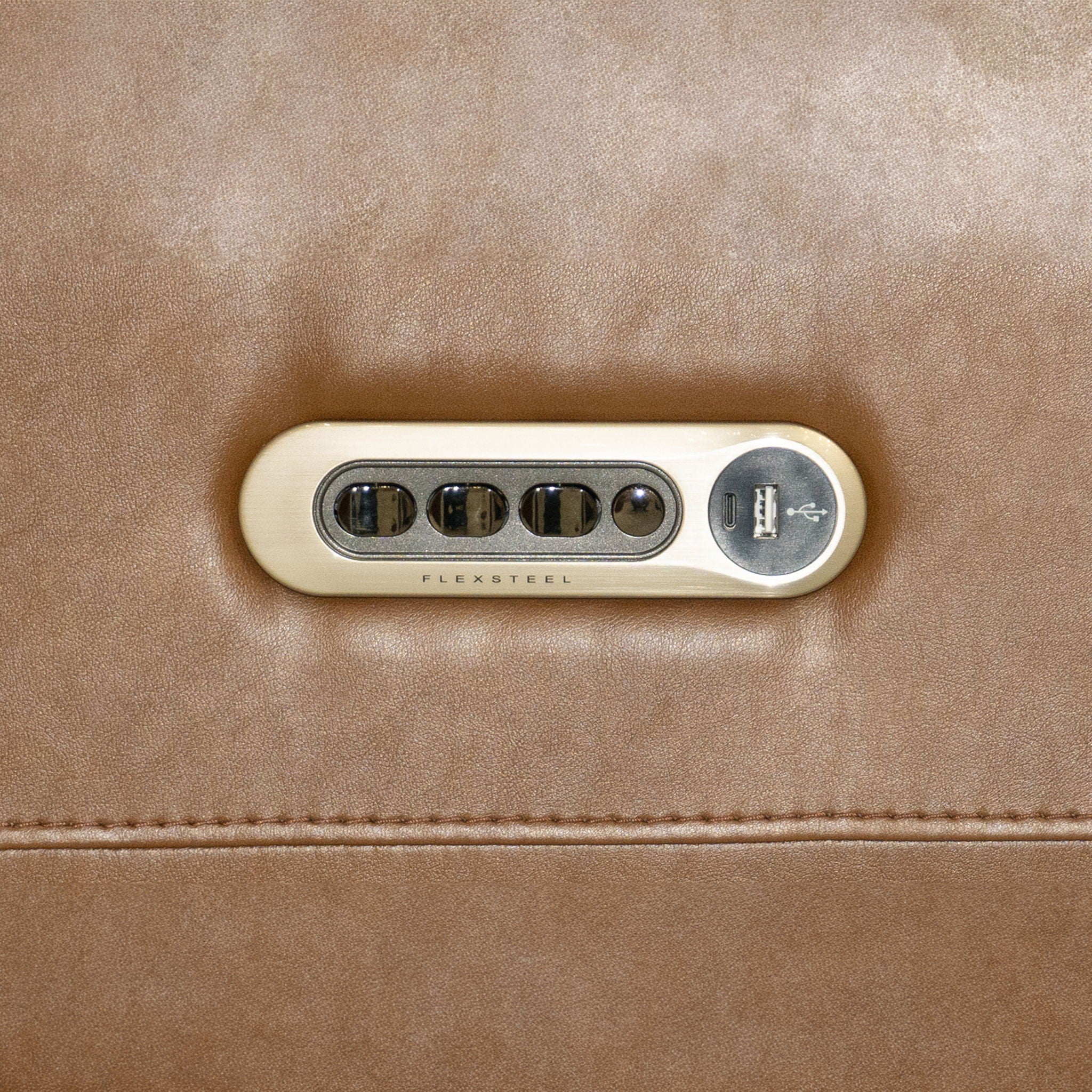 Alister - Power Gliding Loveseat With Console, Power Headrests & Lumbar