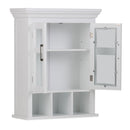 Avington - Two Door Wall Cabinet With Cubbies - Pure White