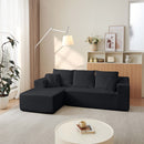 Modular Cloud Sectional Couch With L Shape Chaise, Deep Seat