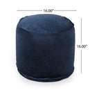 Shimon - Cylinder Pouf Ottoman Floor Cushion
