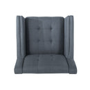 Luminaesque - Fabric Upholstered Armchair With Tufted Back