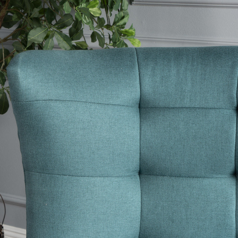 Club Chair With Rubberwood Legs