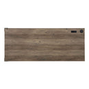 Zakwani - Writing Desk - Rustic Oak & Black Finish - 31" - Atlantic Fine Furniture Inc