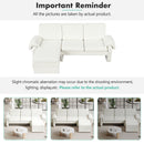 Convertible Futon Sofa Bed With Adjustable Backrest, Reversible Chaise Lounge And 2 Removable Armrest Pillows