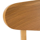 Mid Century Modern Dining Chair With Upholstered Seat And Wood Frame