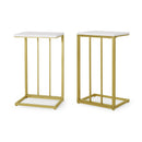 Modern Glam C - Shape End Table