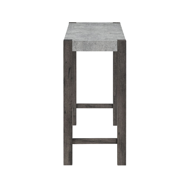 Regina - Console Sofa Table And Double Pedestal Base - Gray