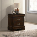 Louis Philippe - Two-drawer Nightstand - Atlantic Fine Furniture Inc