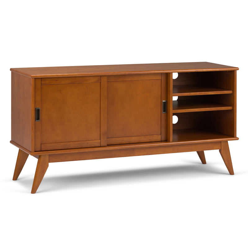 Draper - Handcrafted Mid Century Low TV Media Stand