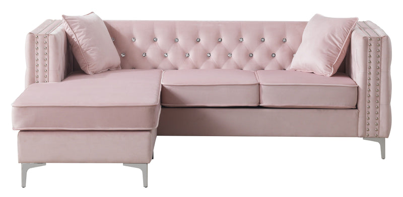 Paige - G824B-SC Sofa Chaise - Pink