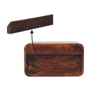 Curved Wall Mounted Bedside Nightstand