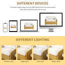 Oversized Single Sofa Chair Wide And Deep Seat, Modern Upholstered Comfy Blocking Couch Lounge With Pillows