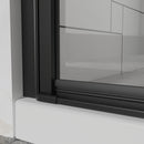 Bifold Frameless Shower Door With Tempered Clear Glass