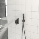 Luxury Dual Shower Head System 12" Ceiling Mount With Rough In Valve, Stainless Steel And Brass