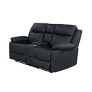 Blanche - Console Reclining Loveseat With LED Lights