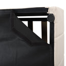 Elegant Upholstered Platform Bed With Hydraulic Storage System