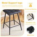 Bar Chair Set Comfortable With Metal Legs And Ergonomic Design