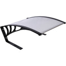 Weather Resistant Polycarbonate Canopy Outdoor Shade Cover For Robotic Lawn Mowers - Black