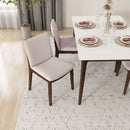 Laura - Mid-Century Modern Solid Wood Dining Chair (Set of 2)