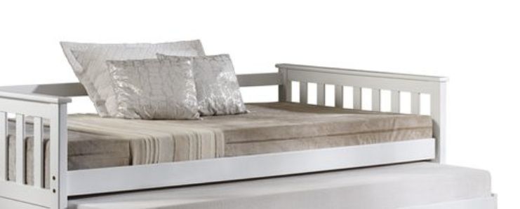 Cominia - Twin Daybed (Trundle Not Included, Bed Only, No Storage) - White