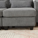 Convertible Chaise Lounge Sofa Chair With USB Ports, Cup Holders, Phone Holder And Storage