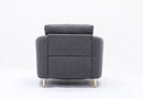 Yuina - Linen Chair - Gray