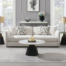 Yolanda - Sofa With 4 Pillows - Beige Chenille